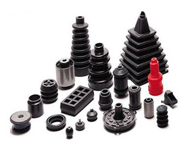 Production of rubber and plastic parts